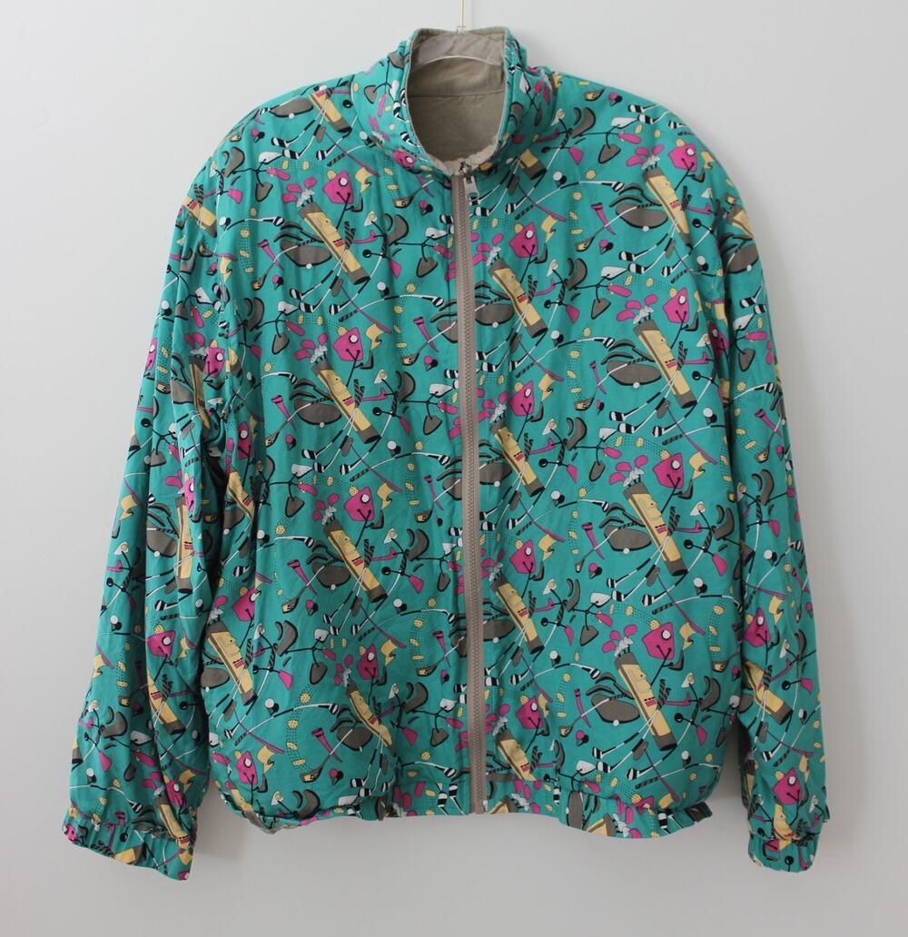 Head Unisex Vintage Reversible Jacket Green Size XL Pre-Owned